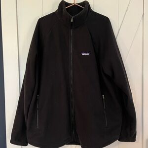 Patagonia Black Lightweight Full-Zip Fleece Jacket-Men’s size XL 🖤